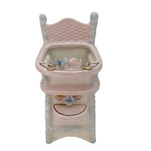 Vintage Napcoware Baby Planter Highchair